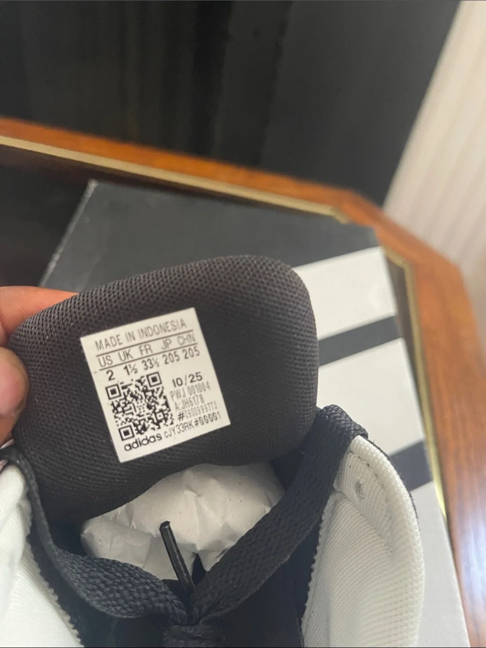 adidas Grand Court 00s Kids Sneakers - Black & White